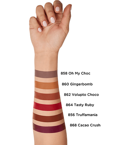Tinta labbra Infaillible Les Chocolats 868 Cocoa Rush Campione Braccio